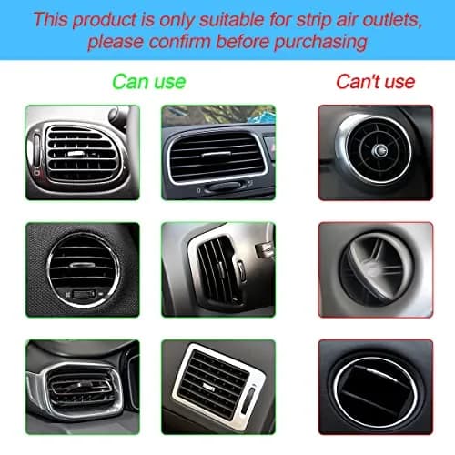 8sanlione Pink 20PCS Waterproof Bendable Car Air Vent Trim Strips | Easy DIY Fit & Stylish Decor thumbnail 4
