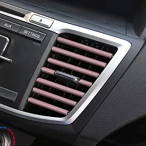 8sanlione Pink 20PCS Waterproof Bendable Car Air Vent Trim Strips | Easy DIY Fit & Stylish Decor thumbnail 7