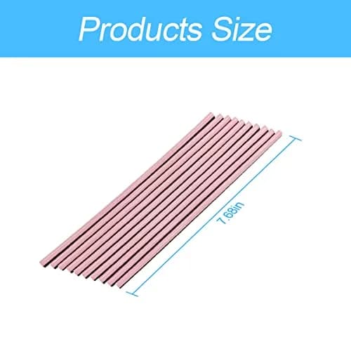 8sanlione Pink 20PCS Waterproof Bendable Car Air Vent Trim Strips | Easy DIY Fit & Stylish Decor thumbnail 2