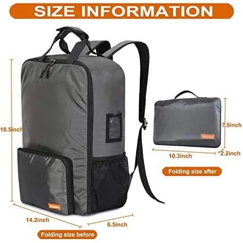 Mactso Stroller Travel Bag Compatible with GB Pockit & Pockit Plus | Water-Resistant Nylon, Lightweight, Fits All Terrain Strollers thumbnail 5