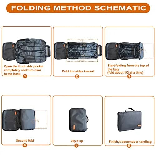 Mactso Stroller Travel Bag Compatible with GB Pockit & Pockit Plus | Water-Resistant Nylon, Lightweight, Fits All Terrain Strollers thumbnail 6