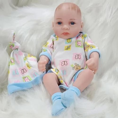 JRLCGYP Realistic Reborn Baby Boy Doll 25 cm (10 Inch) | Anatomically Correct Silicone Vinyl thumbnail 4