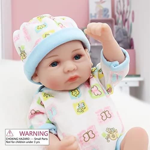 JRLCGYP Realistic Reborn Baby Boy Doll 25 cm (10 Inch) | Anatomically Correct Silicone Vinyl thumbnail 7