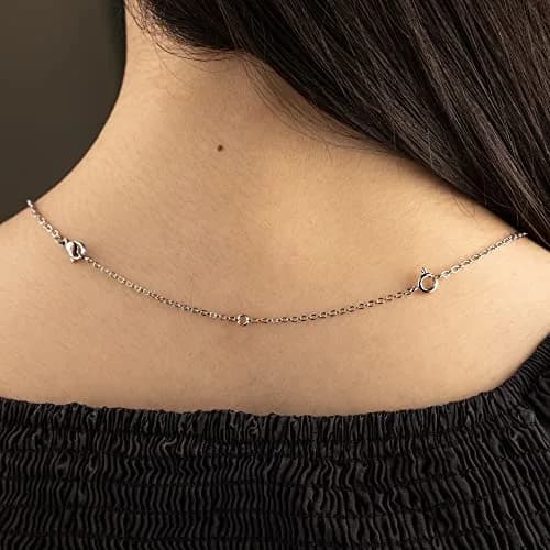 ASH'S CHOICE Necklace Extenders Gold Chain Extenders 2,4,6 Inches (3-Pack) | 14K Gold Plated Brass with Lobster Clasp thumbnail 7