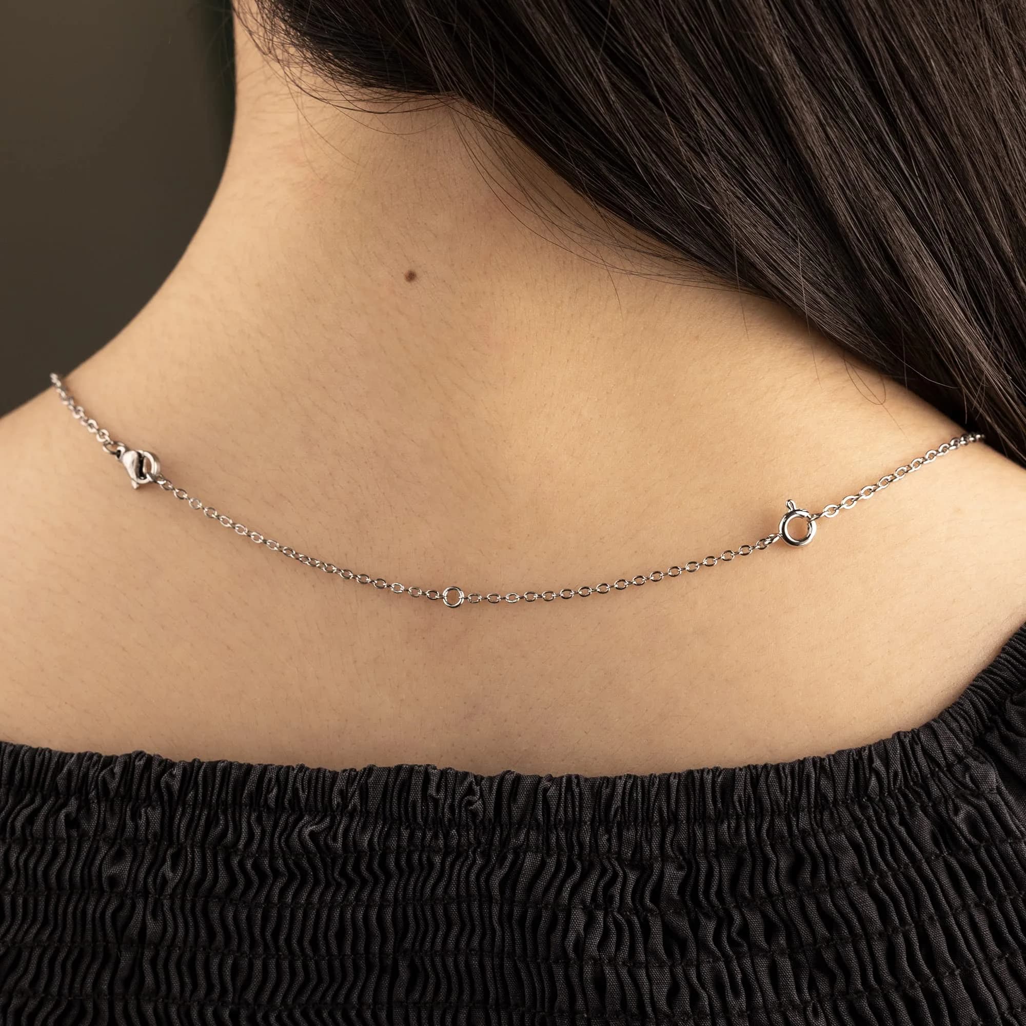 ASH'S CHOICE Necklace Extenders Gold Chain Extenders 2,4,6 Inches (3-Pack) | 14K Gold Plated Brass with Lobster Clasp thumbnail 7