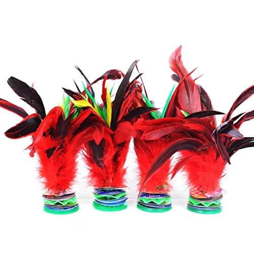 Baitaihem Kick Shuttlecock Type-A 4 Pack | Chinese Jianzi Foot Sports Outdoor Exercise thumbnail 1