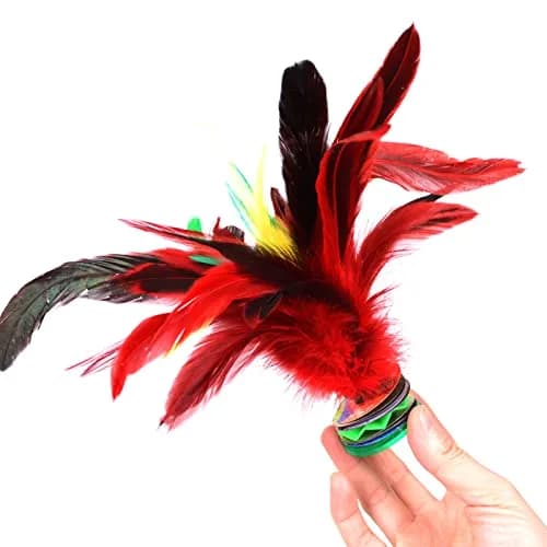 Baitaihem Kick Shuttlecock Type-A 4 Pack | Chinese Jianzi Foot Sports Outdoor Exercise thumbnail 3