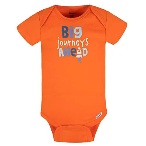 Gerber Baby Boys 8-pack Short Sleeve Onesies Bodysuits, Space, 3-6 Months US thumbnail 5