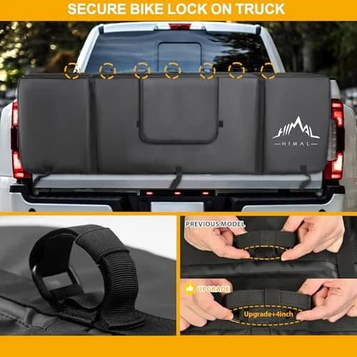 Himal Outdoors Tailgate Pad for Mountain Bike | Fits Most Trucks, Protects Bikes & Truck (100-120c) thumbnail 4