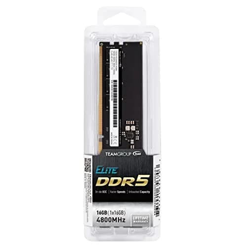 TEAMGROUP Elite DDR5 16GB 4800MHz UDIMM RAM Module | Faster Speeds for Stronger Multitasking thumbnail 5