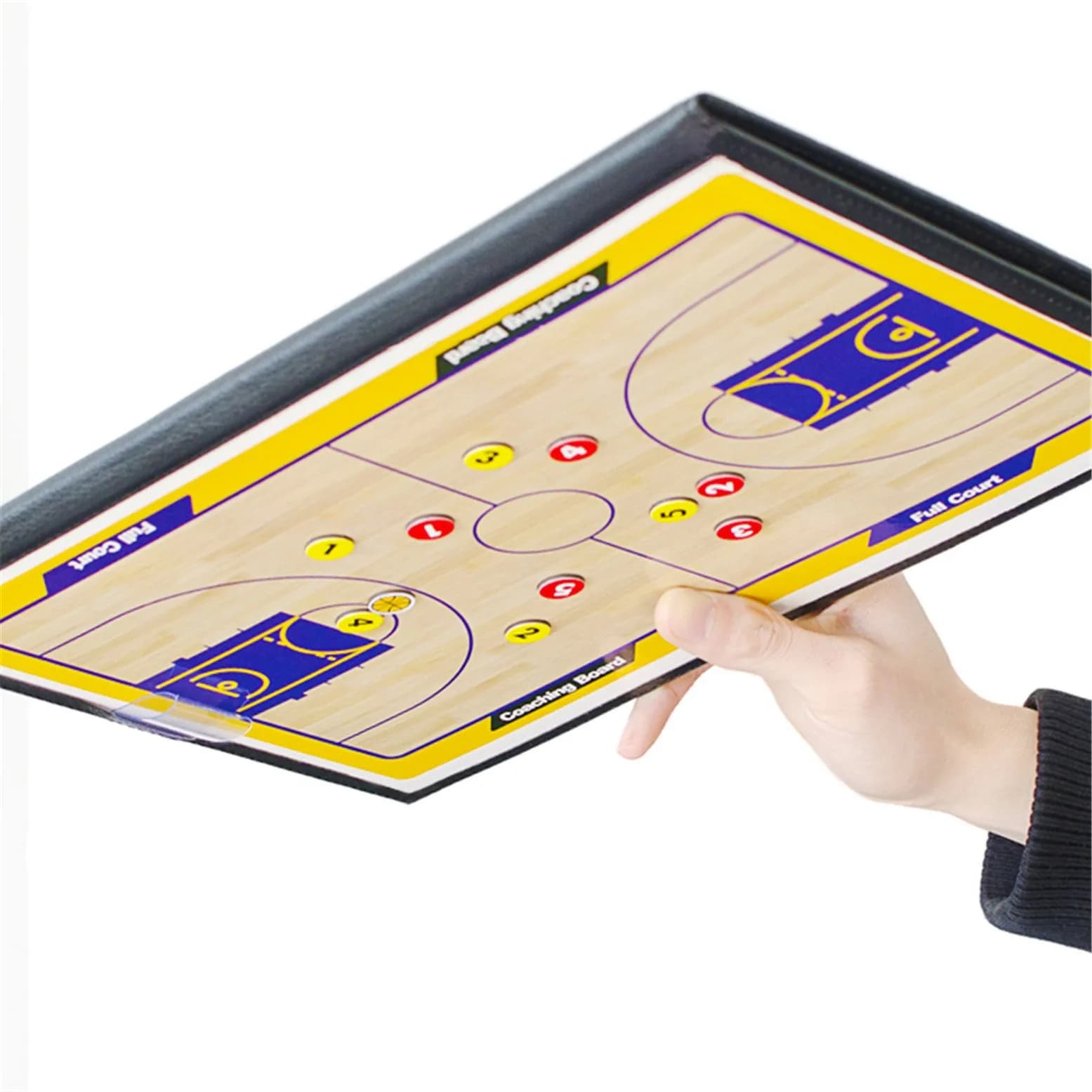 Pure Vie Foldable Magnetic Basketball Coaching Clipboard with Magnets & Pen | Strategy Board for Indian Coaches - view 7
