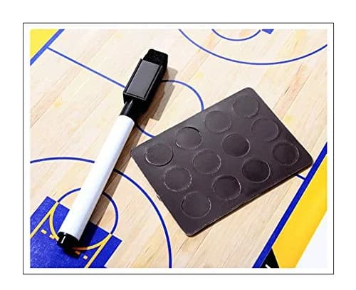 Pure Vie Foldable Magnetic Basketball Coaching Clipboard with Magnets & Pen | Strategy Board for Indian Coaches thumbnail 8