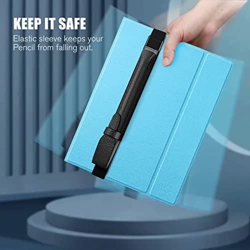 Fintie Black Stylus Pen Holder Pouch with Elastic Band & Flap Cover | Designed for reMarkable 2, BOOX, Scribe Pens (17 cm x 5.3 cm) thumbnail 5