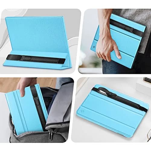 Fintie Black Stylus Pen Holder Pouch with Elastic Band & Flap Cover | Designed for reMarkable 2, BOOX, Scribe Pens (17 cm x 5.3 cm) thumbnail 6