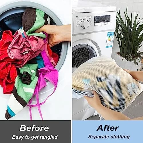 Vivifying Extra Large Mesh Laundry Bag 2 Pack XXL 68cm x 89cm | Protects Delicates & Big Loads thumbnail 5