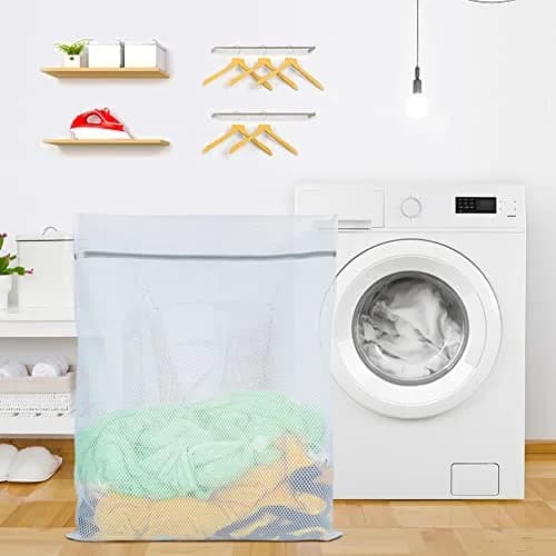 Vivifying Extra Large Mesh Laundry Bag 2 Pack XXL 68cm x 89cm | Protects Delicates & Big Loads thumbnail 6