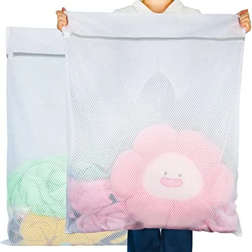 Vivifying Extra Large Mesh Laundry Bag 2 Pack XXL 68cm x 89cm | Protects Delicates & Big Loads thumbnail 1