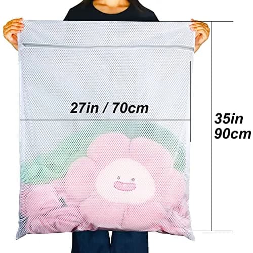 Vivifying Extra Large Mesh Laundry Bag 2 Pack XXL 68cm x 89cm | Protects Delicates & Big Loads thumbnail 2