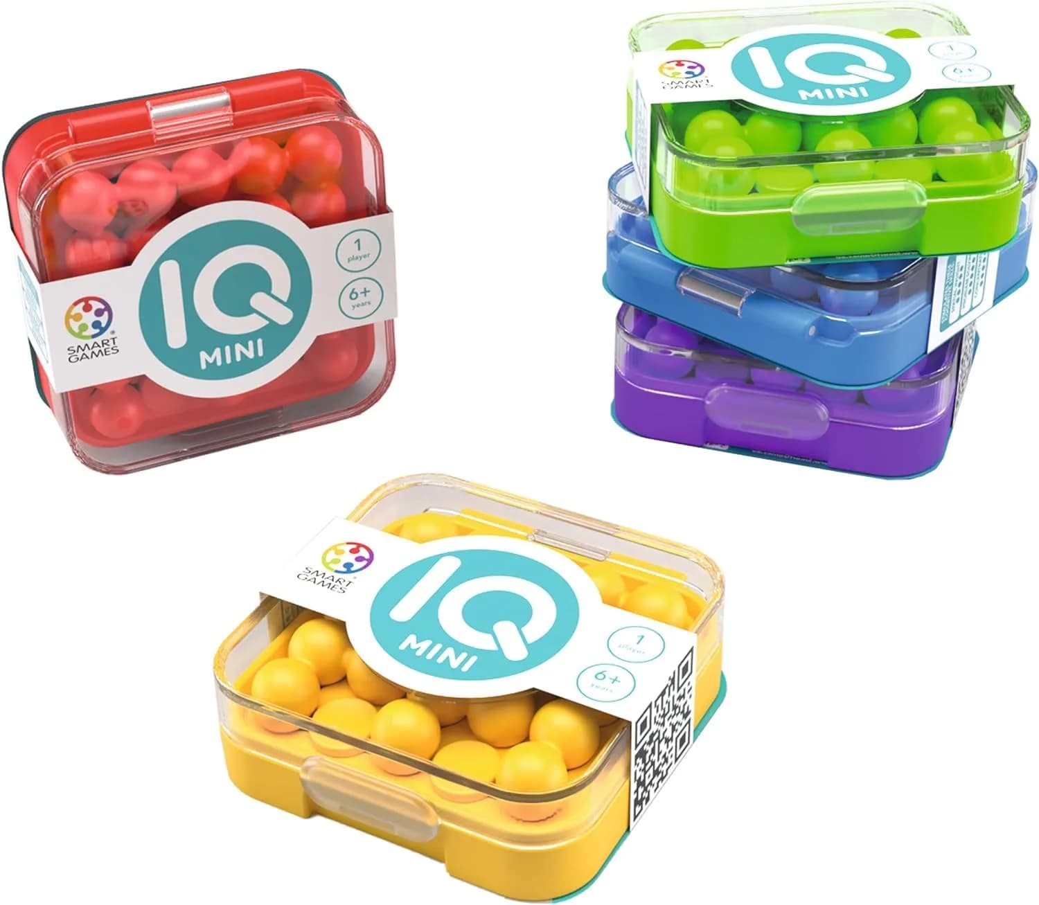 SmartGames IQ Mini Create Challenges Compact Puzzle Game 6+ Years | Pocket-Sized Brain Teaser