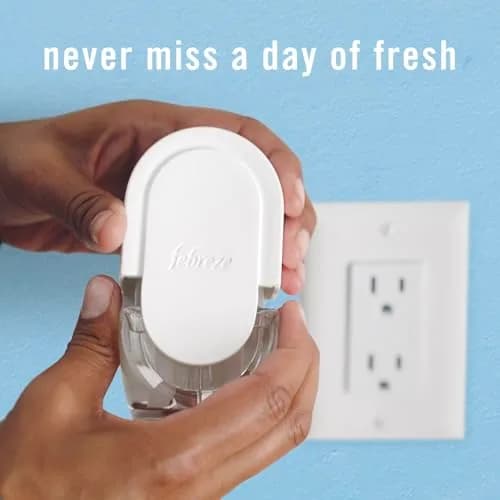 Febreze Fade Defy Plug-In Air Freshener Starter Kit with Downy April Fresh Scent, 2 Refills | Lasts 50 Days on Low thumbnail 8