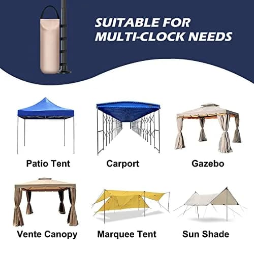 IALNAI Heavy Sand Bags for Canopy 1.8 kg (6.38 oz) 4-Pack | Stabilize Tents in Wind thumbnail 4
