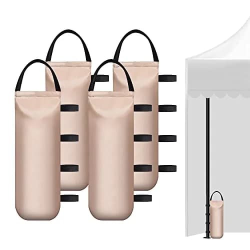 IALNAI Heavy Sand Bags for Canopy 1.8 kg (6.38 oz) 4-Pack | Stabilize Tents in Wind thumbnail 1