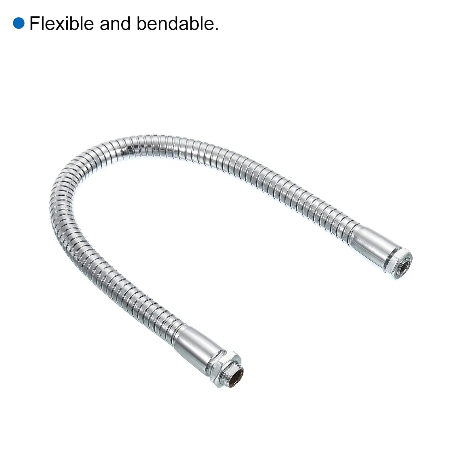 PATIKIL 11.8 inch (300mm) Metal Gooseneck Tube with M10/M8 Thread | Flexible Extension for Mic Stands & DIY thumbnail 3