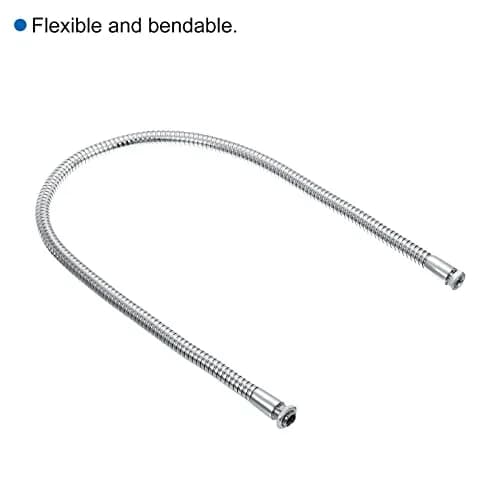 PATIKIL 23.6" Metal Gooseneck Microphone Extension Tube with M10/M8 Thread | Flexible Hose for DIY Mounts thumbnail 3
