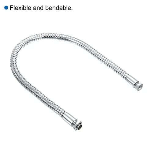 PATIKIL Universal Gooseneck Hose 400mm (15.7 Inch) | M10/M8 Thread Metal Bendable Arm for DIY thumbnail 3