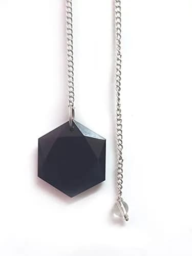 ASTROGHAR Black Tourmaline David Star Pendulum for Reiki & Chakra Healing | Accurate Dowsing & Energy Balance thumbnail 2
