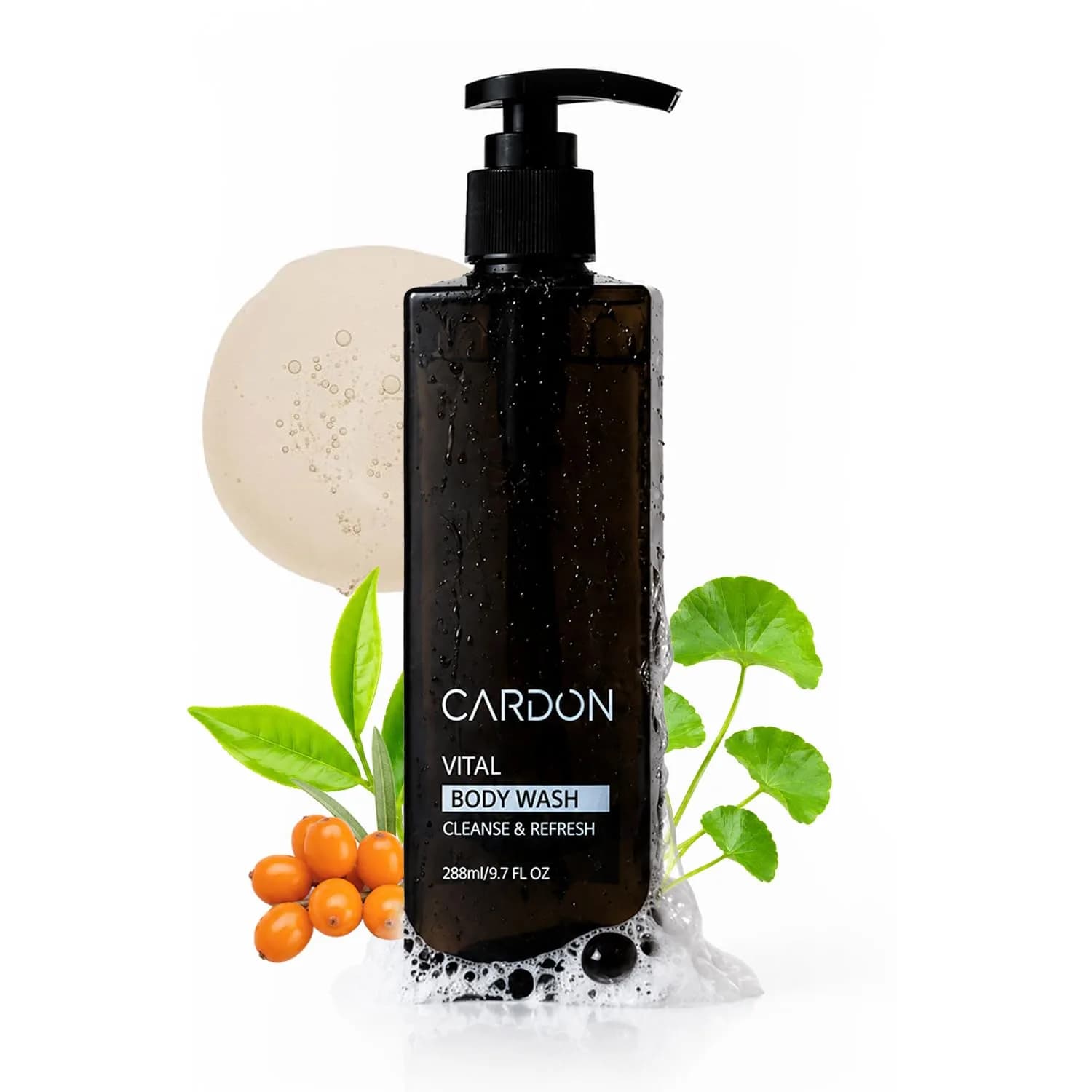Cardon Acne Clearing Men's Body Wash 9.7 Fl Oz | Korean Skin Care with Green Tea & Cica