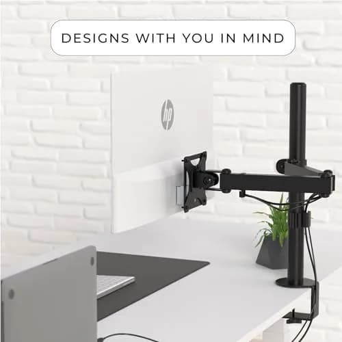 HumanCentric VESA Mount Adapter for HP M Series & 5 Series Monitors | Compatible with 75x75 & 100x100 VESA Patterns thumbnail 7