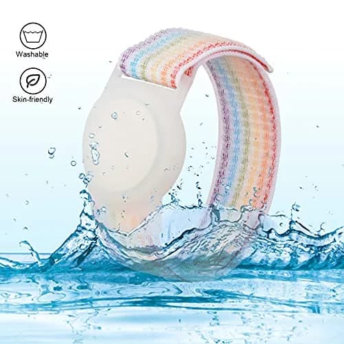 Qonuiy Kids AirTag Wristband with Protective Case | 18 cm (7.1 in) thumbnail 5