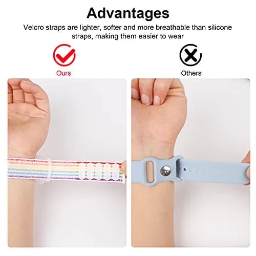 Qonuiy Kids AirTag Wristband with Protective Case | 18 cm (7.1 in) thumbnail 7