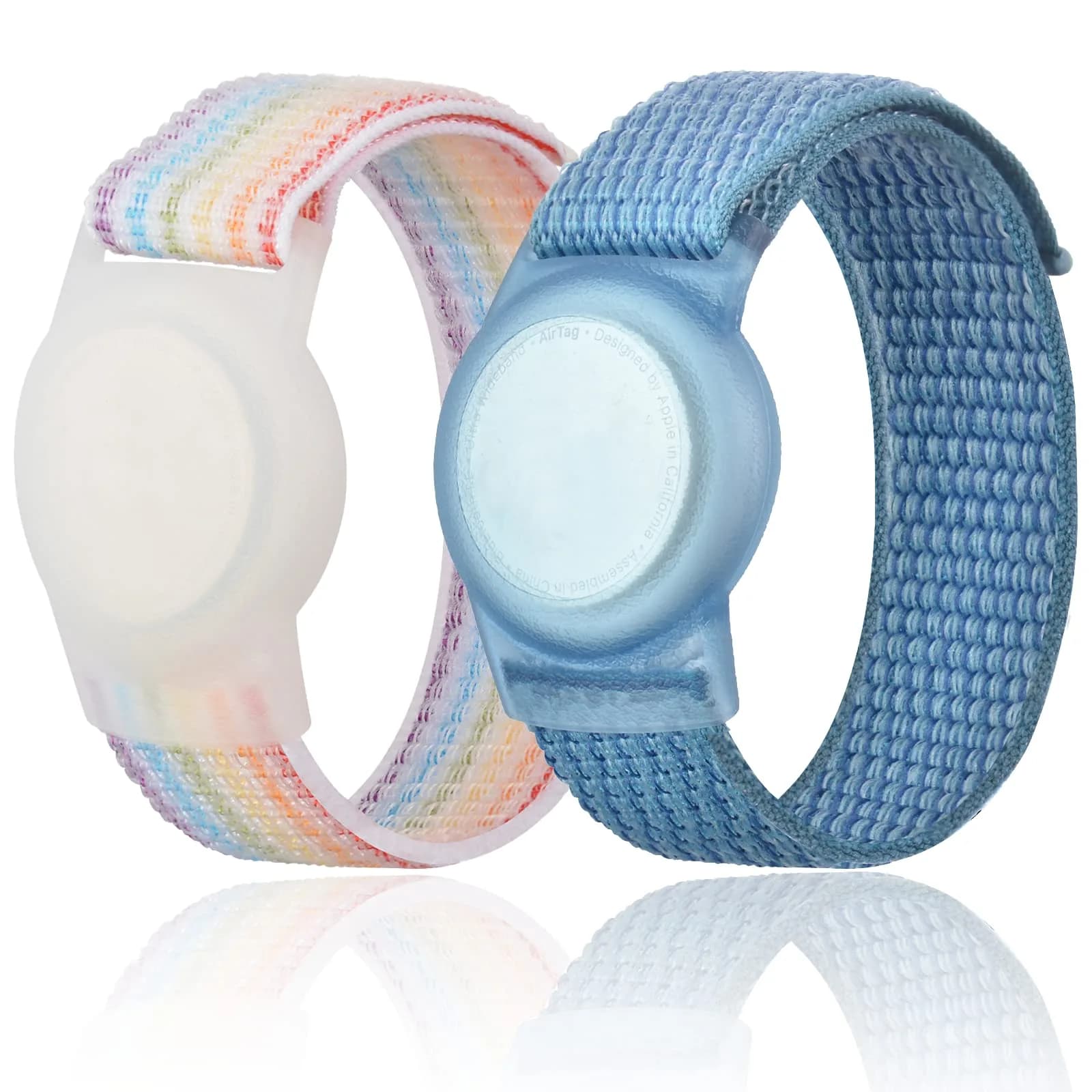 Qonuiy Kids AirTag Wristband with Protective Case | 18 cm (7.1 in) - main product image