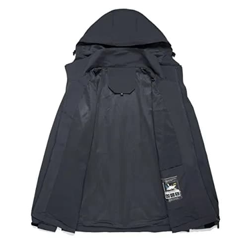 Hikevitang Men's Lightweight Waterproof Rain Jacket | Breathable, Windproof & Hooded (XX-Large) thumbnail 5