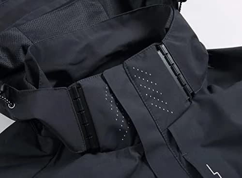Hikevitang Men's Lightweight Waterproof Rain Jacket | Breathable, Windproof & Hooded (XX-Large) thumbnail 6