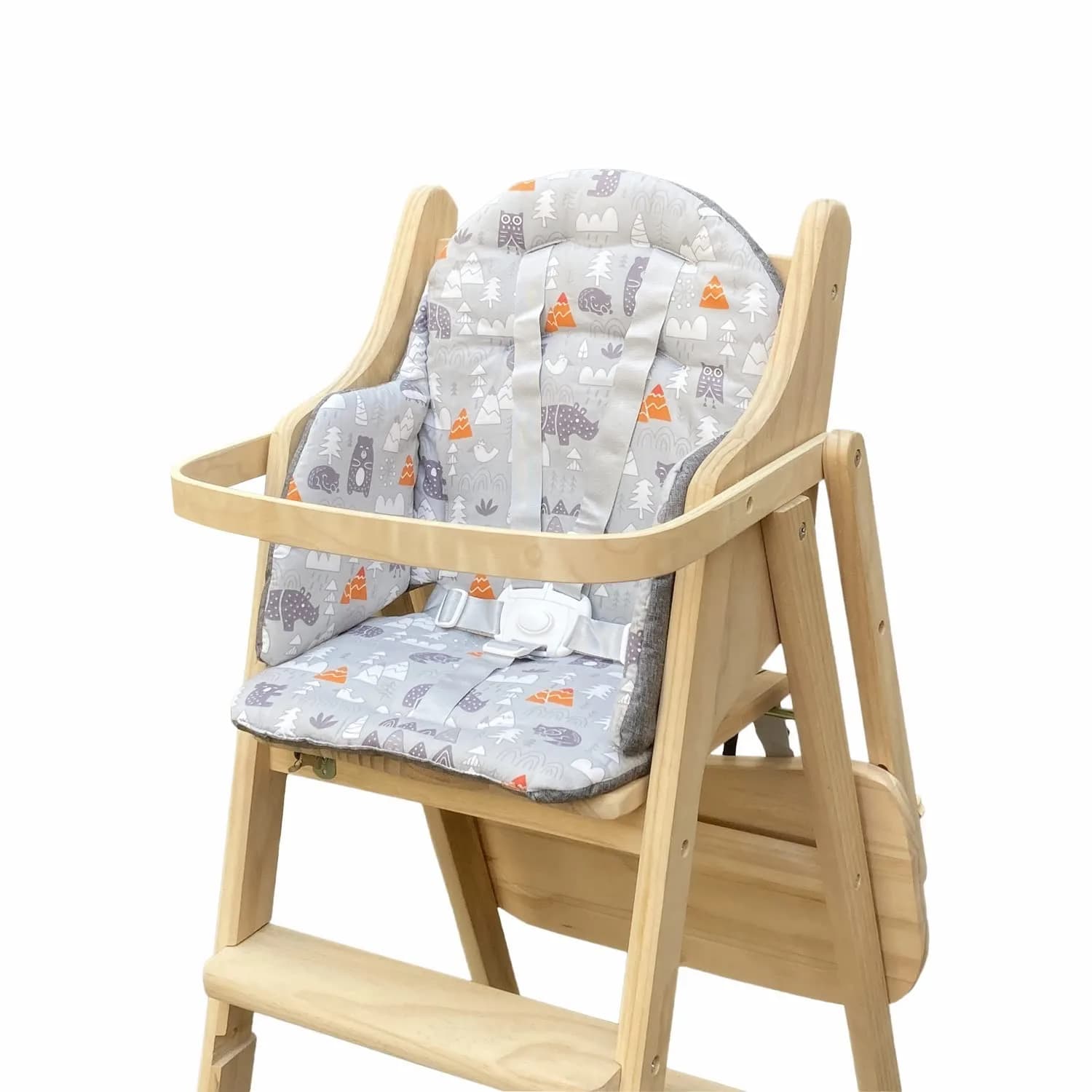 ZARPMA Baby Highchair Cushion Insert Beige | Compatible Wooden Highchair Pad for Baby Comfort — Beige