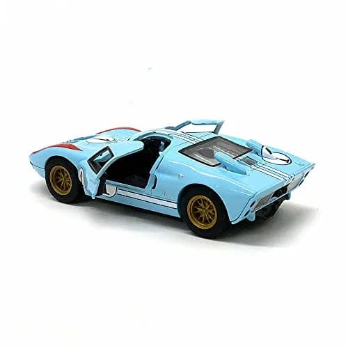 KiNSMART Ford GT40 MKII Heritage Edition 5" 1:32 Scale Die Cast Metal Model Toy Car | Realistic Pullback Action thumbnail 4
