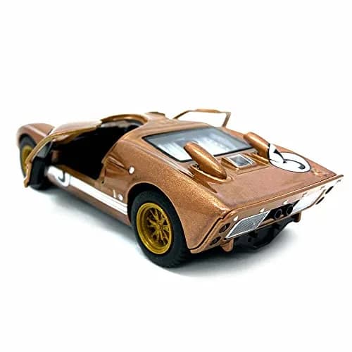 KiNSMART Ford GT40 MKII Heritage Edition 5" 1:32 Scale Die Cast Metal Model Toy Car | Realistic Pullback Action thumbnail 6