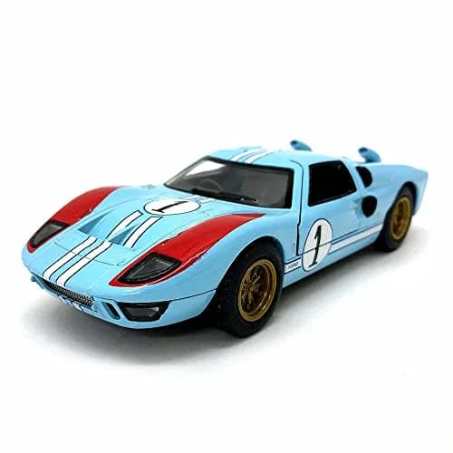 KiNSMART Ford GT40 MKII Heritage Edition 5" 1:32 Scale Die Cast Metal Model Toy Car | Realistic Pullback Action thumbnail 2