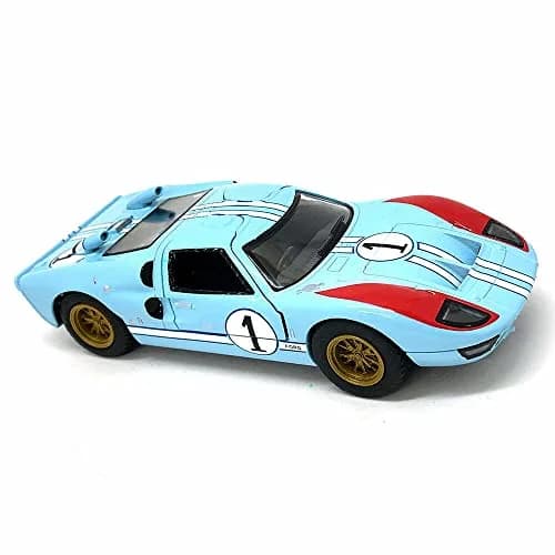 KiNSMART Ford GT40 MKII Heritage Edition 5" 1:32 Scale Die Cast Metal Model Toy Car | Realistic Pullback Action thumbnail 3