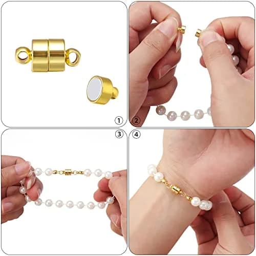Yumttero Magnetic Jewelry Clasps 10-Piece | Easy-Fasten, Stylish & Durable (70-120 chars) thumbnail 3