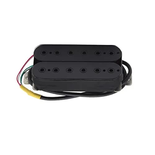 FLEOR Alnico 5 Bridge Humbucker Pickup 15-16K Black | High Output for Electric Guitars thumbnail 4