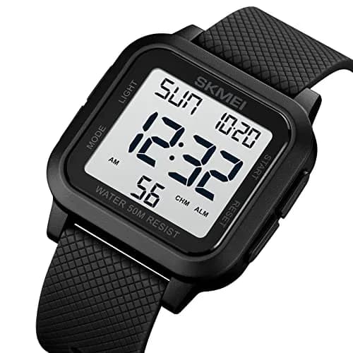 Gosasa Men Sports Military Watch 40mm | Waterproof LED Digital Airplane Style thumbnail 3