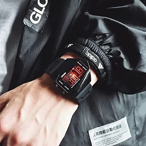 Gosasa Men Digital Sports Military Watch 36mm Resin Oval | Waterproof & Multifunctional thumbnail 3