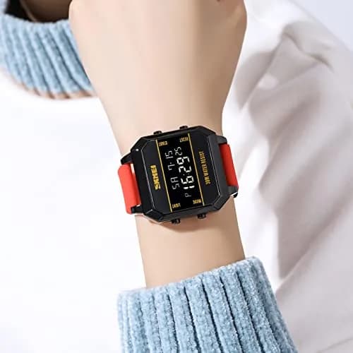 Gosasa Digital Military Watch 40mm | LED Light Waterproof Sport Watch for Men thumbnail 5