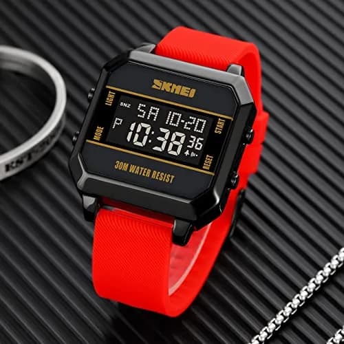 Gosasa Digital Military Watch 40mm | LED Light Waterproof Sport Watch for Men thumbnail 7