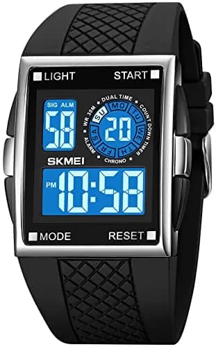 Gosasa Men Digital Military Watch 34mm | Waterproof LED Airplane Design thumbnail 1