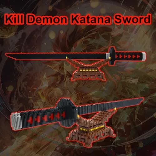 Beego Zenitsu Sword Building Kit Set 1000+ Pieces | ASTM-Tested Educational Toy thumbnail 2